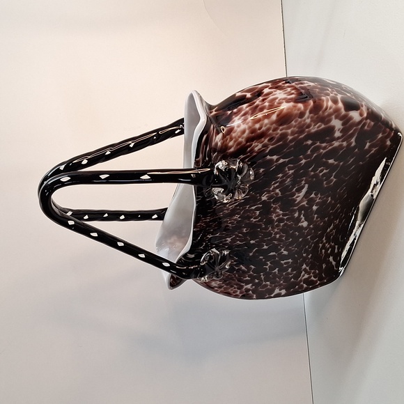 #AES Handblown Glass purse vase - Picture 8 of 8
